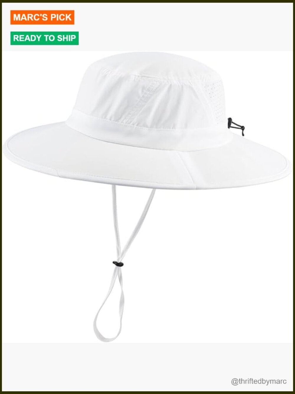 UPF 50+ Wide Brim Sun Hat Foldable Quick Dry Fishing Safari Bucket Unisex